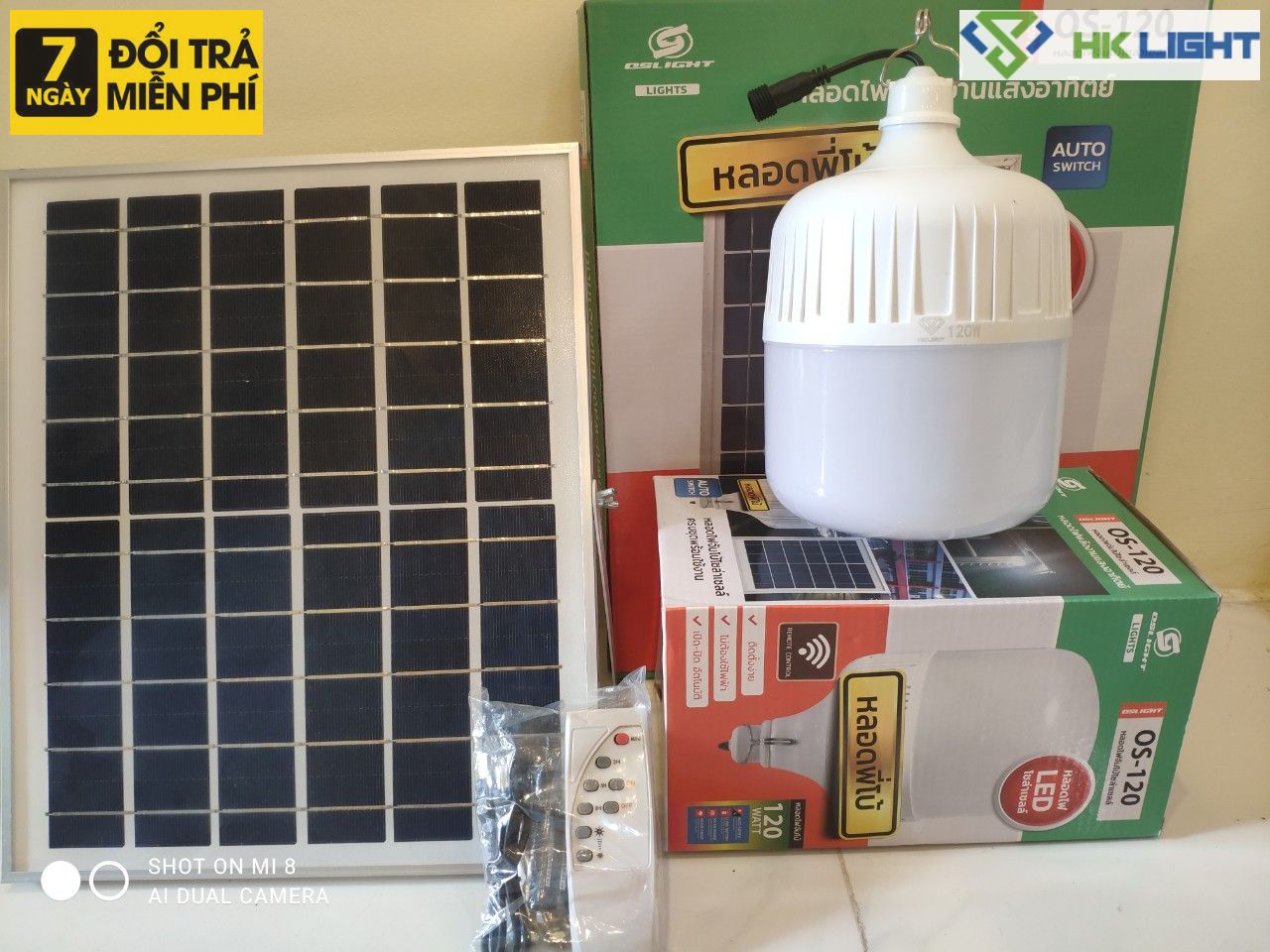 Đèn năng lượng mặt trời LED HK 120w