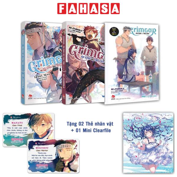 Fahasa - boxset grimgar - ảo ảnh và tro tàn - tập 14+ và tập 14++ - tặng kèm 2 thẻ nhân vật + 1 mini clearfile