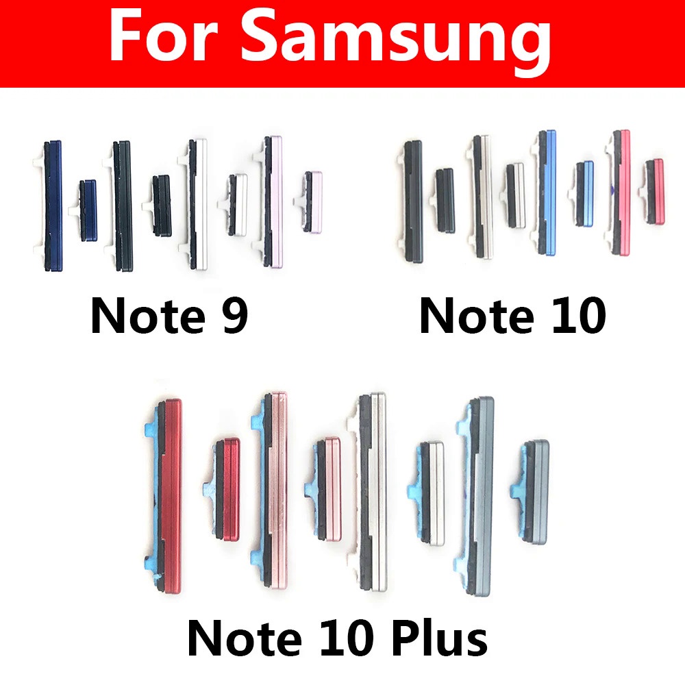 New For Samsung Galaxy Note 8 9 10 Plus Power Button + Volume Side Button Key Keys Buttons. 