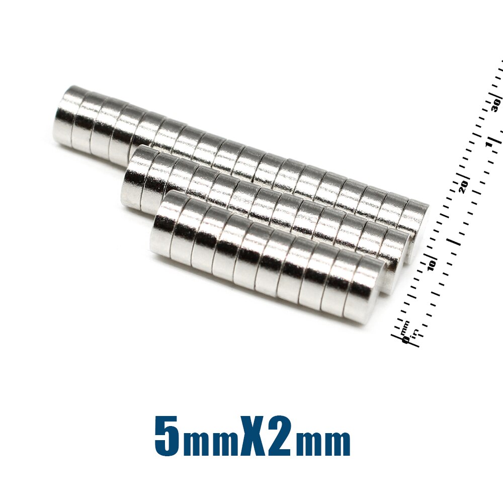 Nam châm viên 5x2mm set (100 viên ) siêu mạnh