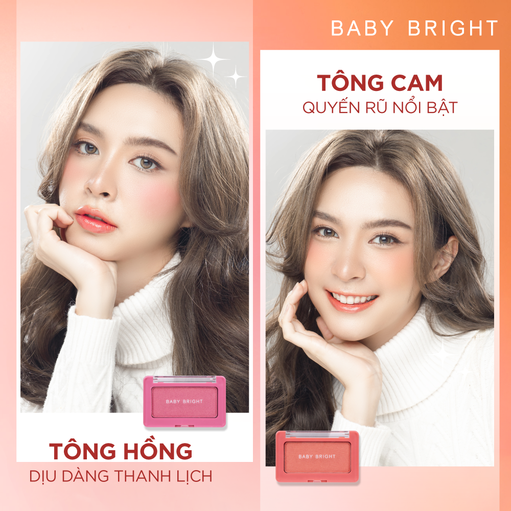 [GIFT KHÔNG BÁN] Phấn má hồng Baby Bright Face Shine Blusher 4.5g