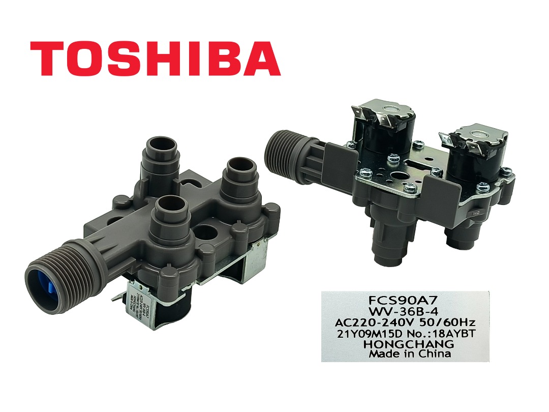 TOSHIBA WASHING MACHINES INLET VALVE DOUBLE COIL AWDG1500WM Lazada