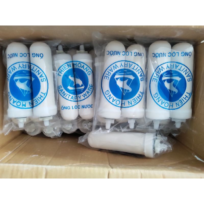 1 cục lọc sứ dài,lọc sứ bình inox,lọc dài