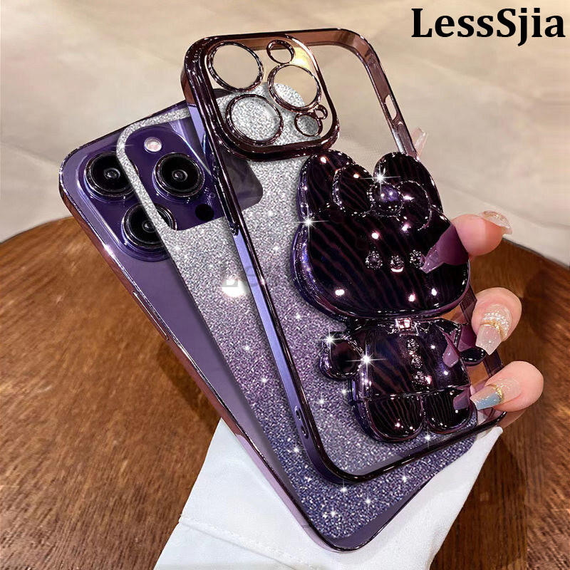 Phone%20cover%20Vivo%20Y04S%20/%20Y04%20Back%20case%20Camera%20Protection%20Semi%20Transparent%20Soft%20Silicone%20Rabbit%20bracket%20Shockproof%20Exquisite%20Glitter%20Powder%20for%20Vivo%20Y04S%20/%20Y04%20Phone%20cases%20-%20Image%207