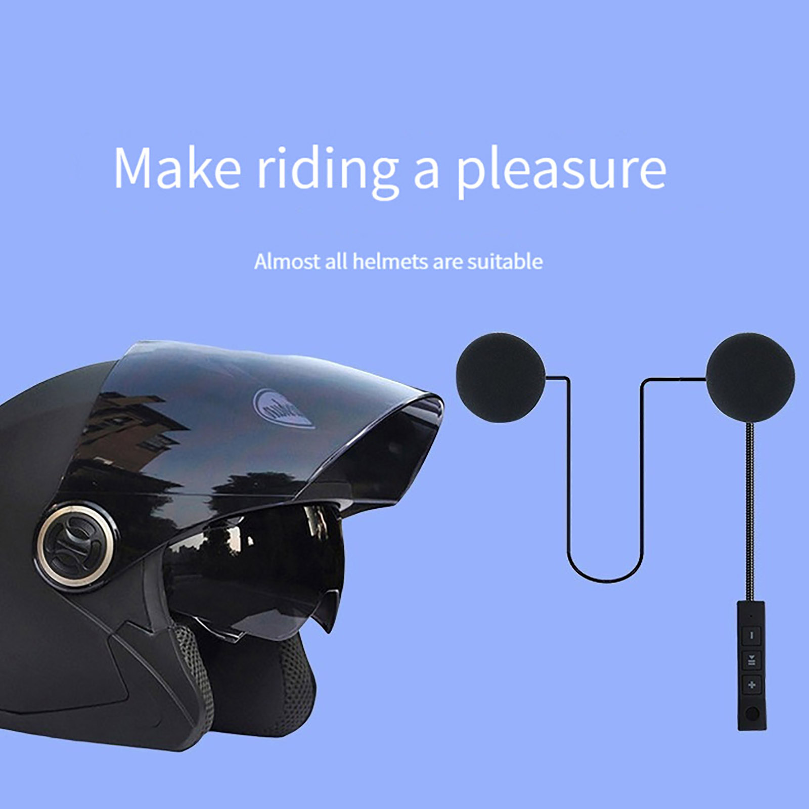 Mũ bảo hiểm Bluetooth tai nghe Mũ bảo hiểm nửa đầu đầy đủ Mũ bảo hiểm được xây dựng trong đi xe đạp đa chức năng tai nghe phụ kiện đi xe đạp