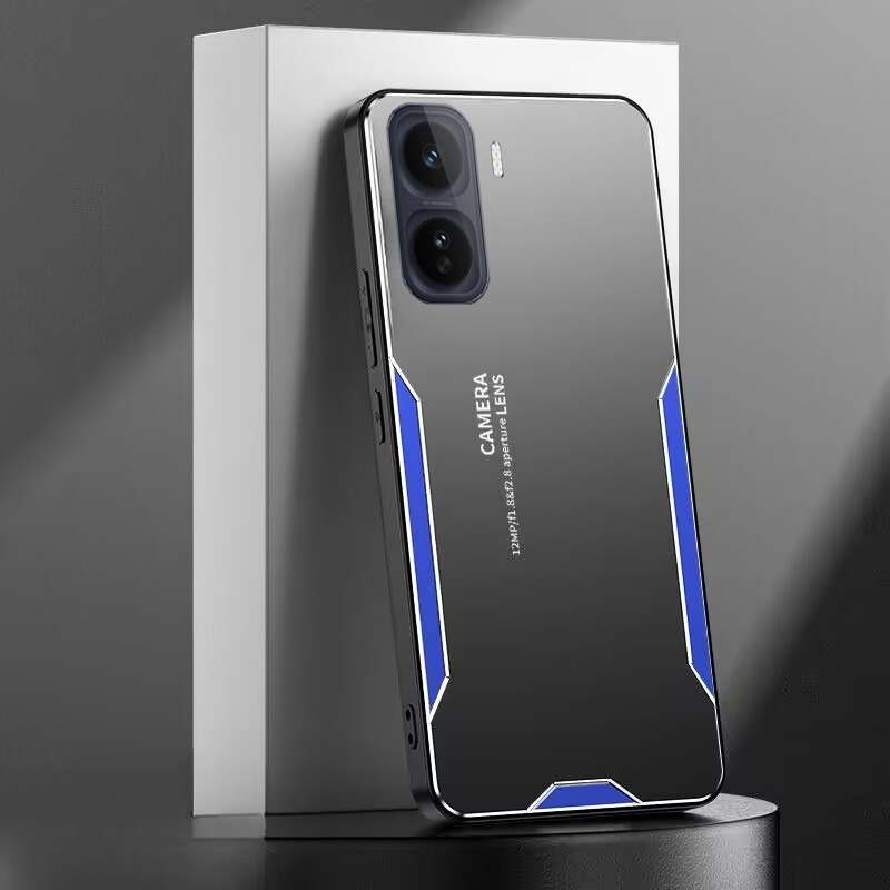 Phone case Vivo iqoo NEO 11 Aluminum Metal Matte Cover Soft Silicone Frame Camera Protection Cover For Back Cover iqoo NEO11 Case.