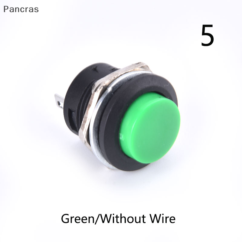Pancras 16mm 12V-24V không thấm nước Xe LED Power push button momentary chuyển đổi kim loại on/of