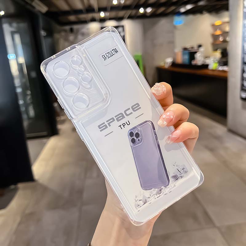 Ốp Bảo Vệ Nhựa Dẻo Cho Samsung Galaxy A13 4G 5G A23 A33 A53 A22 A72 A73 A03 Core A20 A30 M10s A10 A10s A02s A12 A32 A71 A51 M40s A52 S20 FE S21 S22 + S22 Ultra Plus ốp Chống Sốc Trong Suốt S21 +