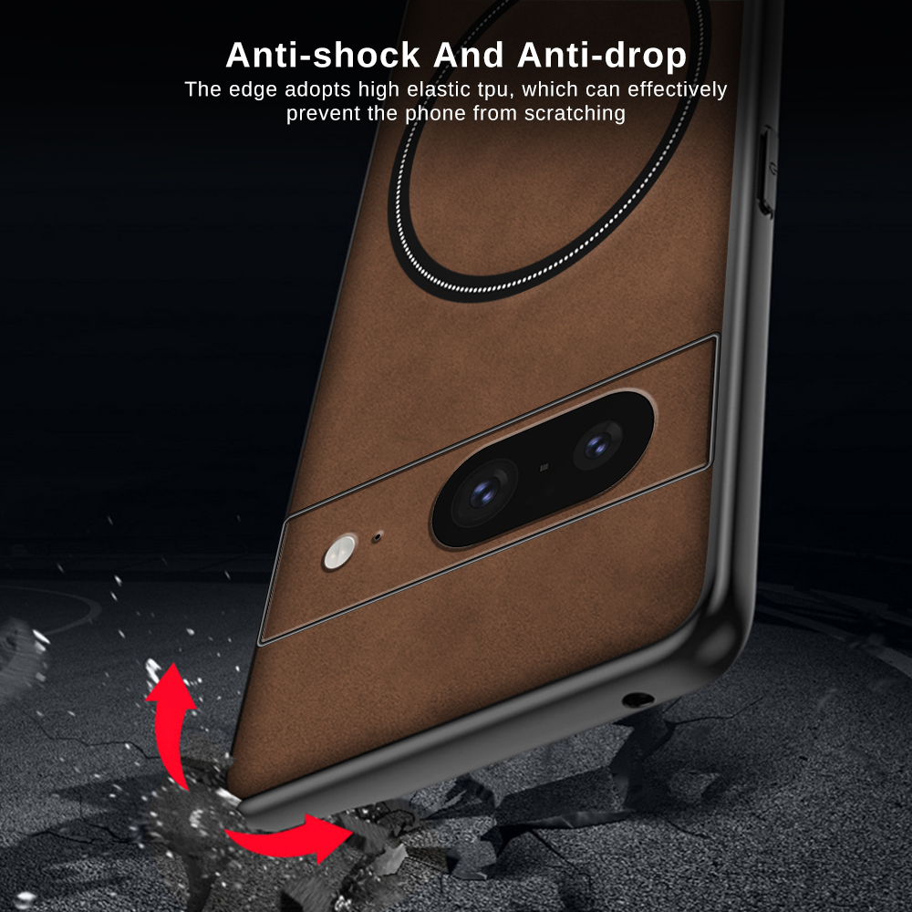 Lambskin Leather Soft Phone Case For Google Pixel 8A Google Pixel 8 Pro Pixel 7A Google Pixel 7 Pro 8 Pro Wireless Charge Shockproof Silicone Cover