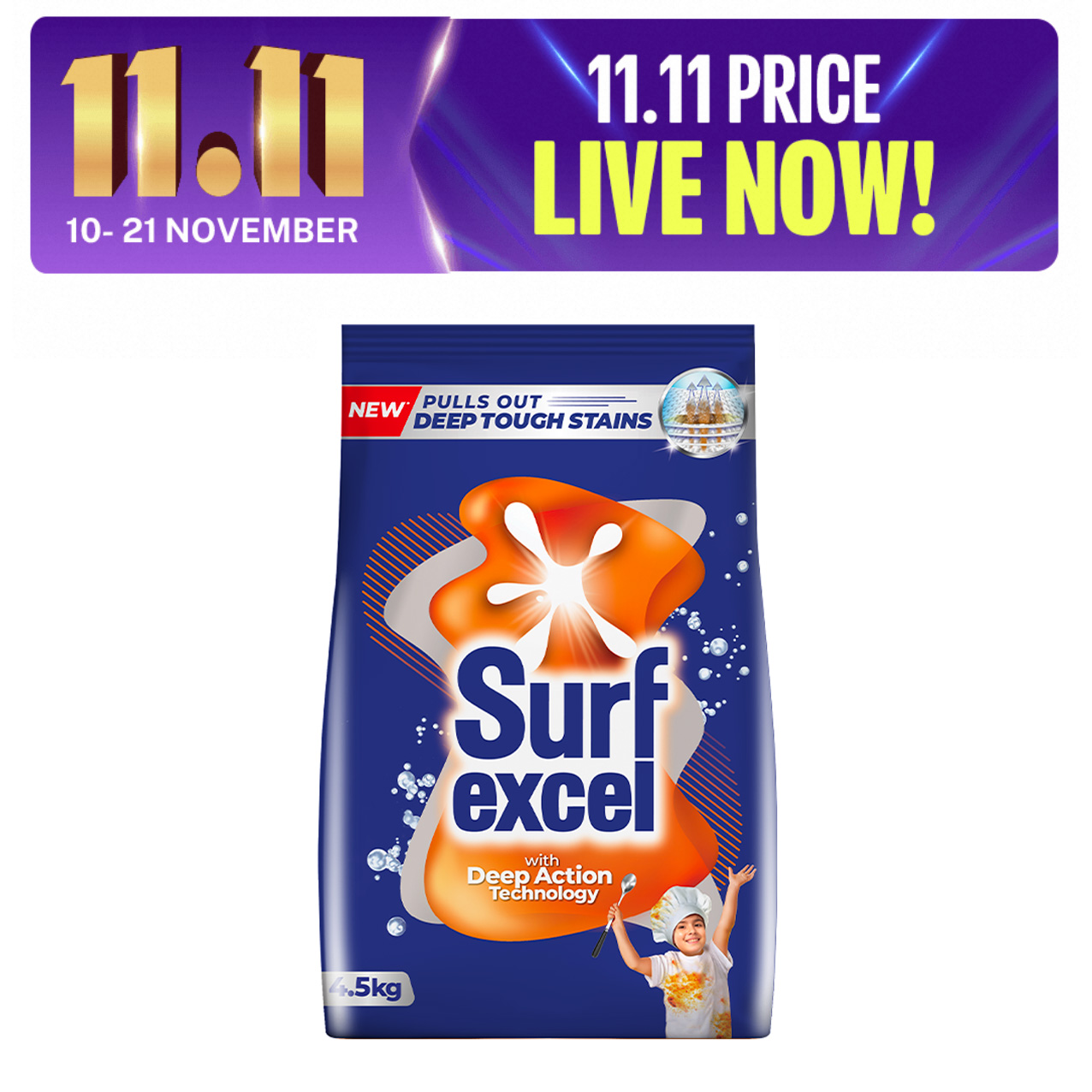Surf Excel Washing Powder - 4.5KG