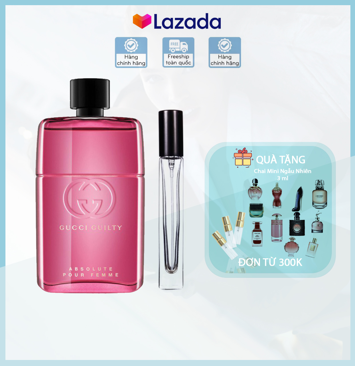 [chai chiết] Nước hoa nữ Ⓖucci guilty absolute pour femme
