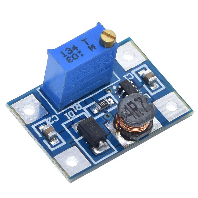 Dc-dc converter sx1308 2a step-up adjustable power module booster