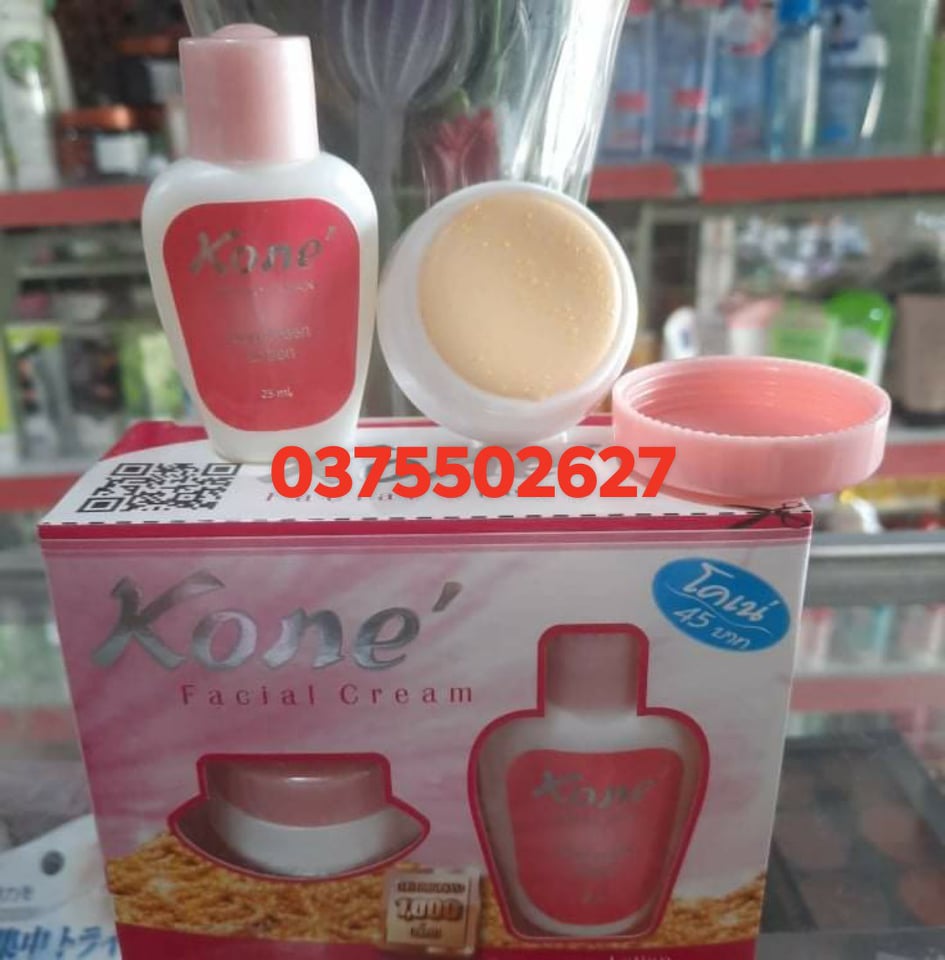 kem kone trắng da mặt.