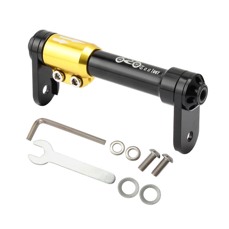 MUQZI Folding Bike Easy Wheels Extension Bar Aluminum Alloy Easy Wheel Extender for Brompton