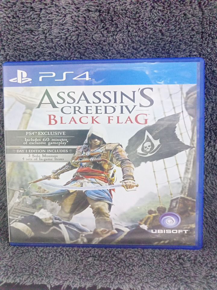 PS4 Game Assassin Creed 4 Black flag Playstation 4 DVD AC 4 Black Flag ...