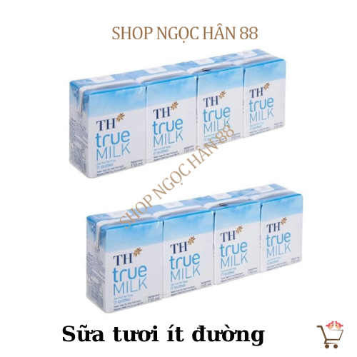 Combo 2 Vỉ Sữa tươi TH TRUE MILK ( 8 hộp x 110ml)