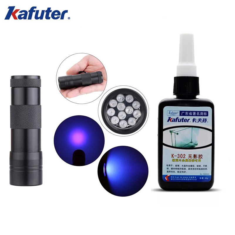Strong 50ml Kafuter UV Glue UV Curing Adhesive K302+51 LED UV