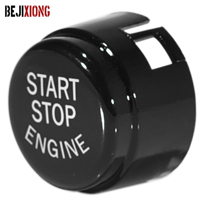 61319153832 engine start stop button for 5/6/7 series bmw f01 f02 f10 f11 2009 2010 2011 2012 2013 black cover switch
