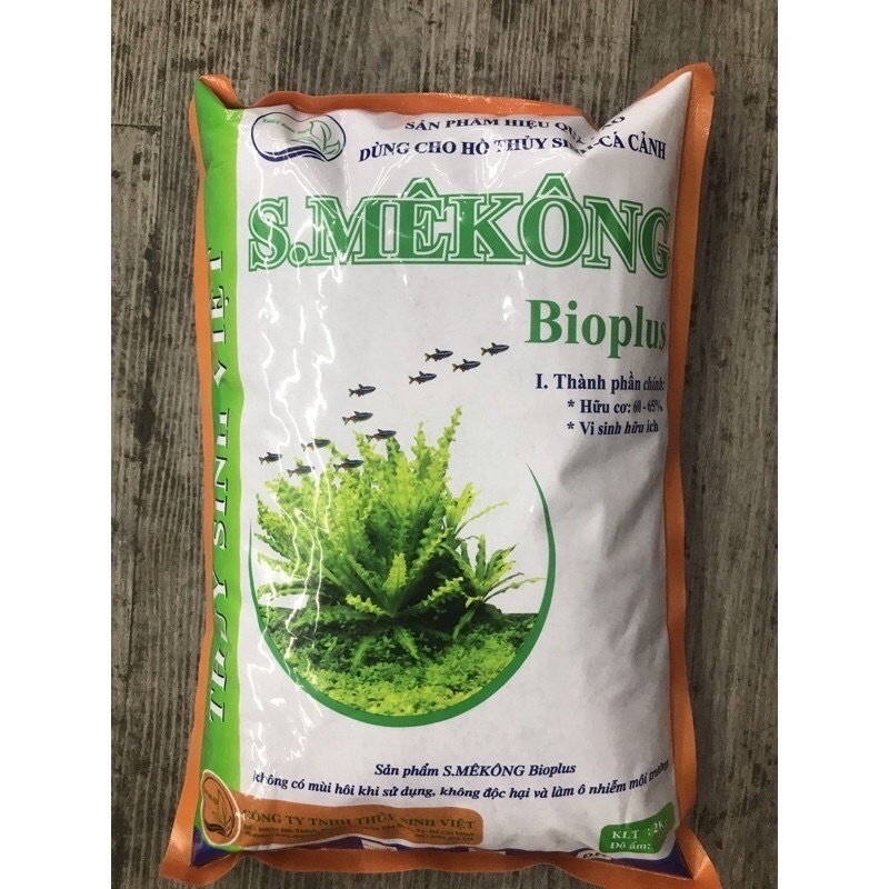 Phân nền thủy sinh Smekong túi 2kg