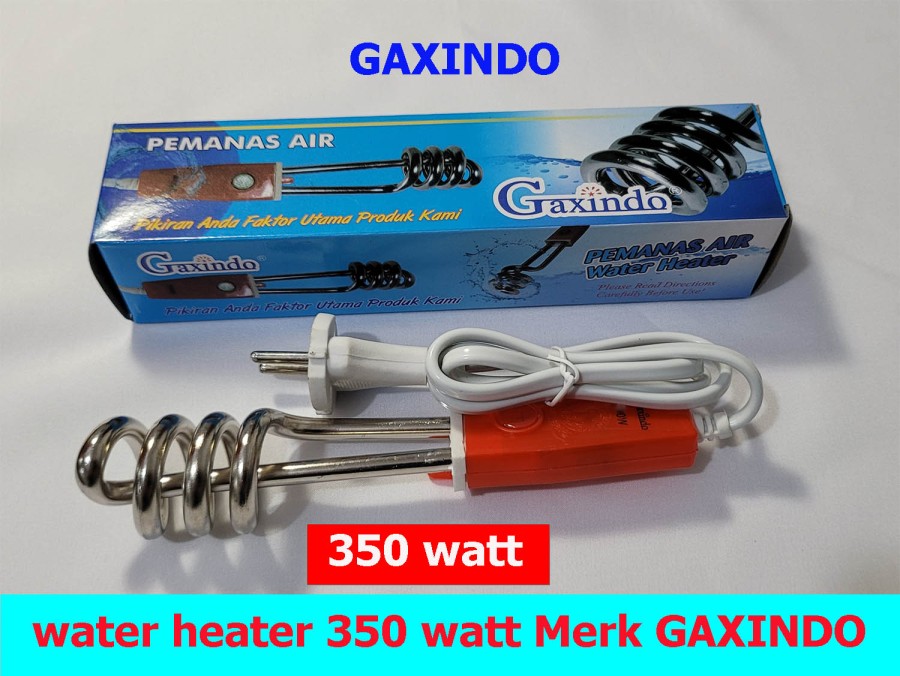 Pemanas Air 350w merk GAXINDO / Water heater 350 watt spiral Lazada