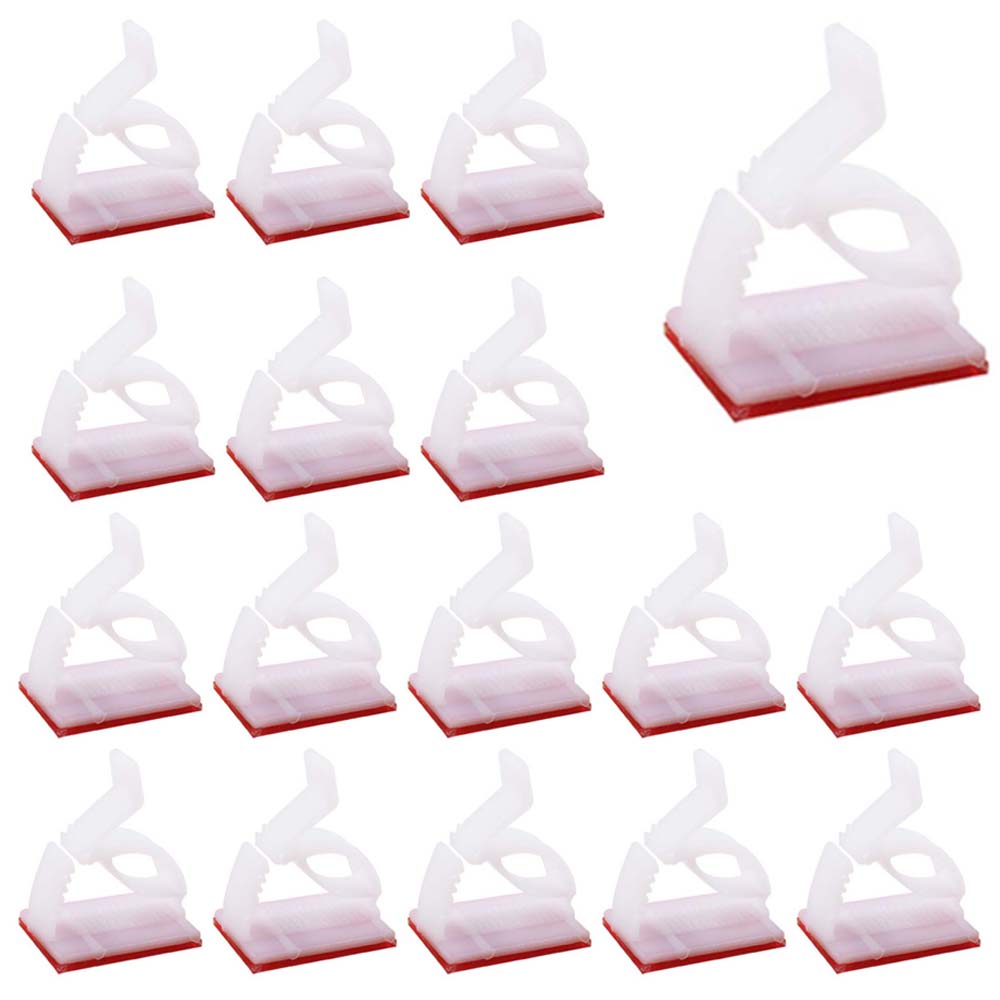DJRGS Self-Adhesive 1000Pcs Cord Clamp Loop Organizer Home Office Cable Management Clips Cable Ties Cable Organizers Cable Straps