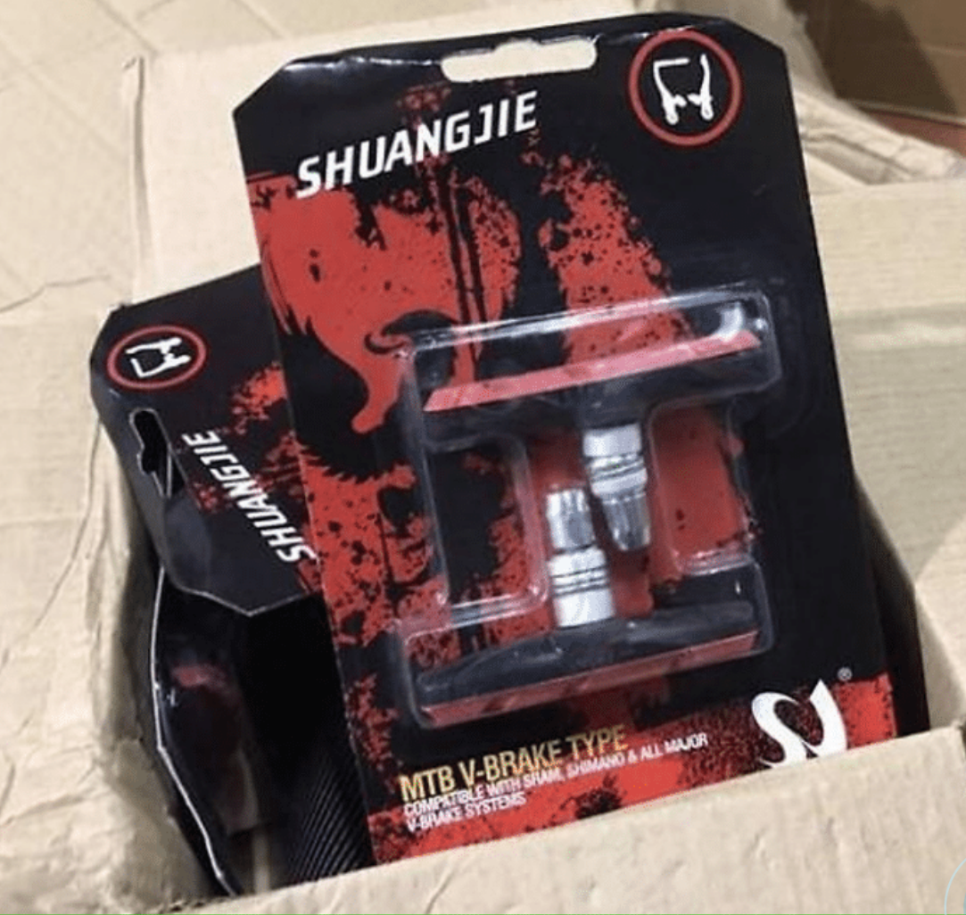 Gôm phanh V xe đạp MTB TOURING SHUANGJIE