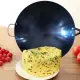 GJURD Anti-scalding Chinese Traditional Iron Wok Round Bottom Wooden Handle Iron Pot Kitchen Cookware Non-stick Frying Pan Restaurant. 
