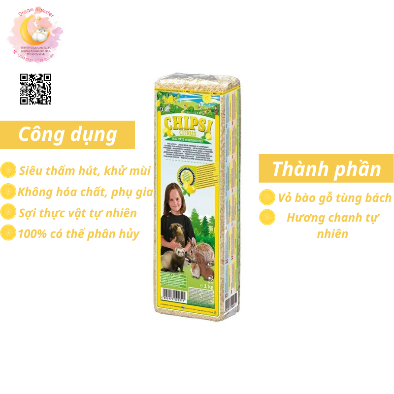 Mùn cưa lót chuồng Chipsi-1kg