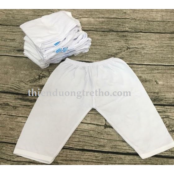 Quần dài Sơ Sinh Màu Trắng Bossini cho bé 3kg-19kg