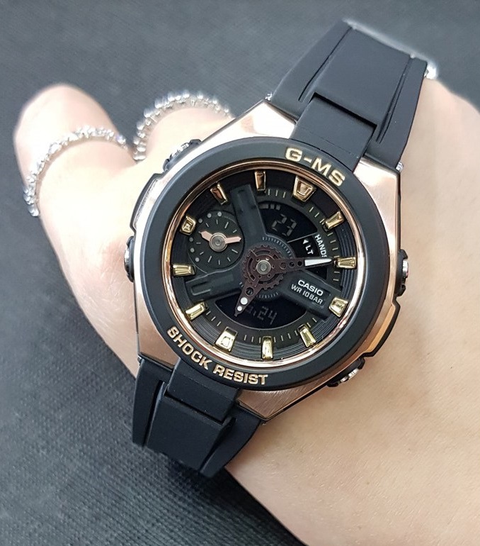 baby g gms rose gold