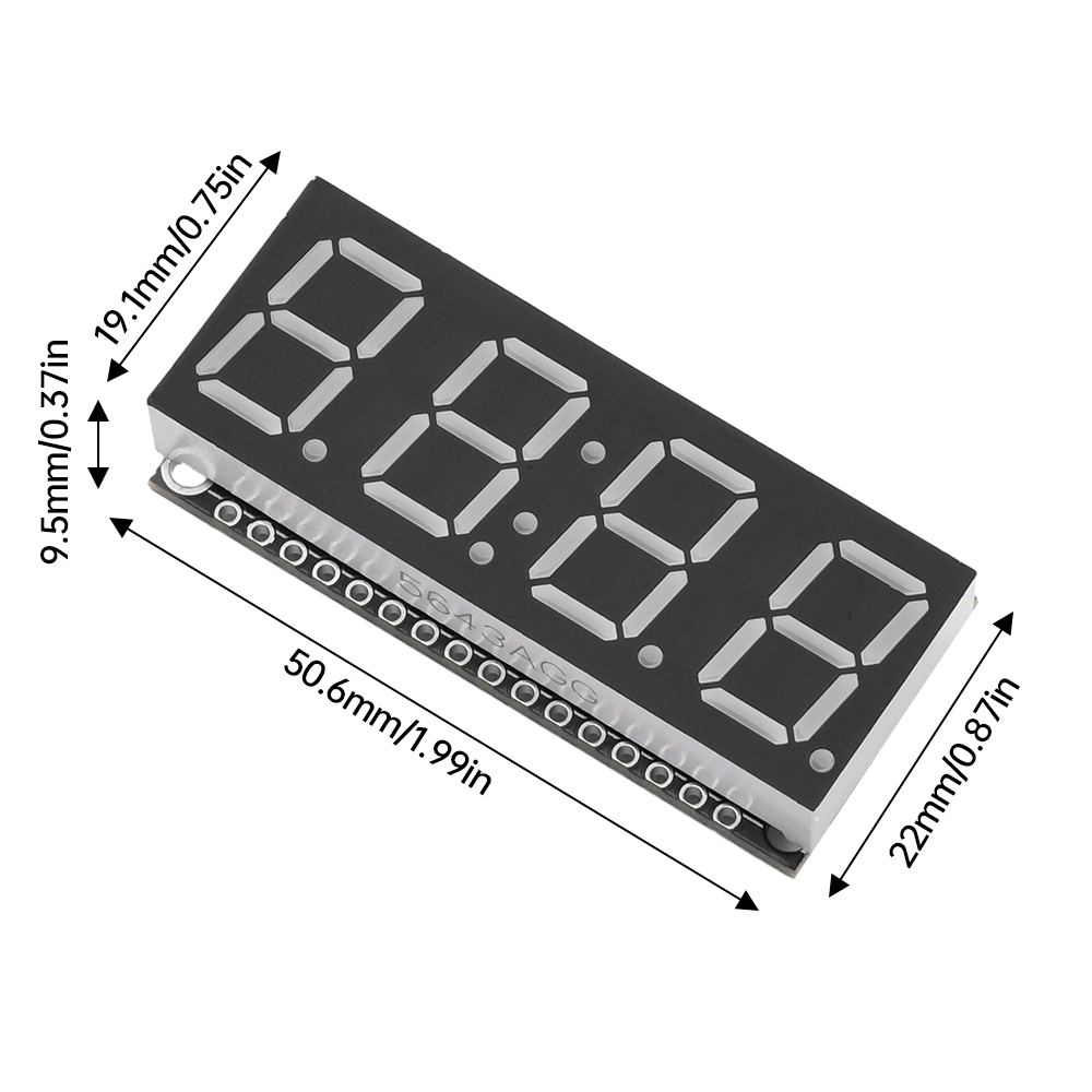 Digital Clock Timer Module Red Led LED Display Module Clock Module HT16K33 Driver Green Red White Blue ...