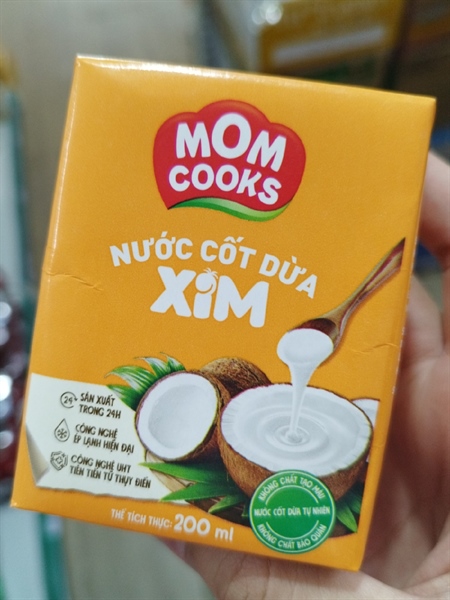 Nước cốt dừa hộp giấy 200ml
