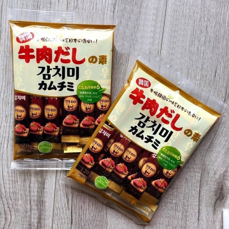 Hạt Nêm Bò Nấm Deasang Nhật Bản 120gr (12góix10gr)