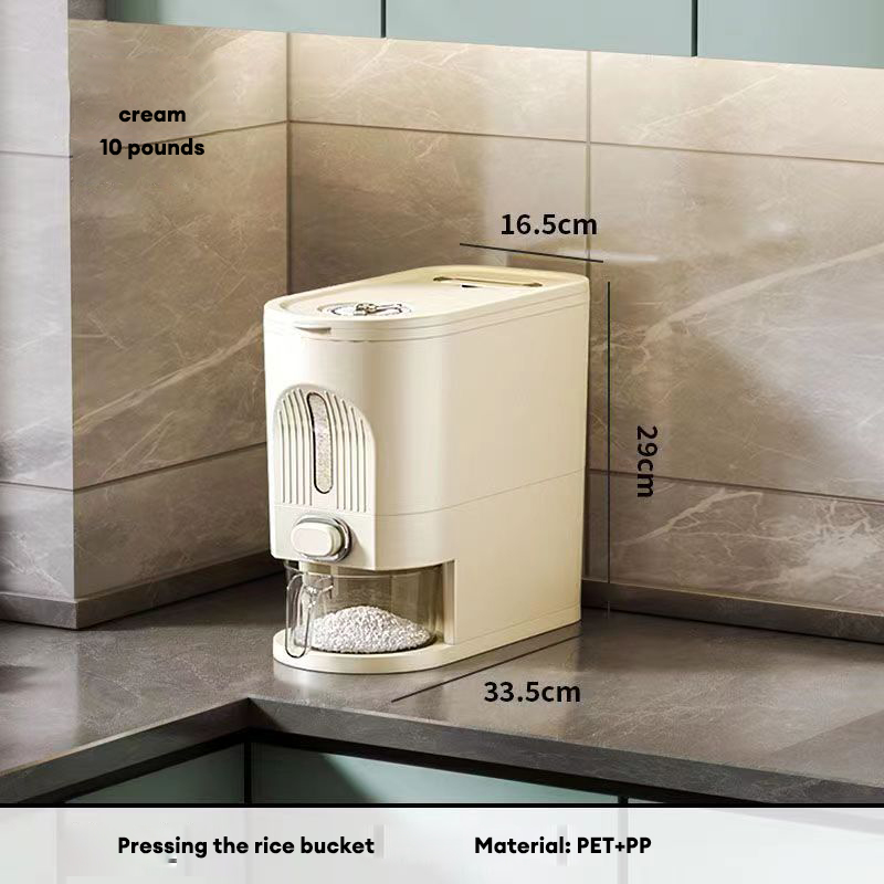ZUOGUAN Rice barrel household insect-proof and moisture-proof sealed canned rice cylinder rice storage box rice storage box