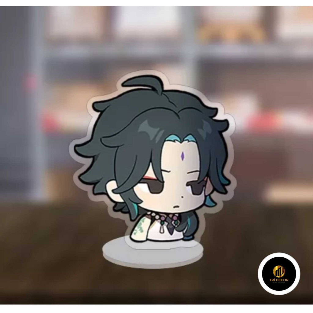 Mô hình standee Genshin Impact Chibi cute dễ thương 3cm