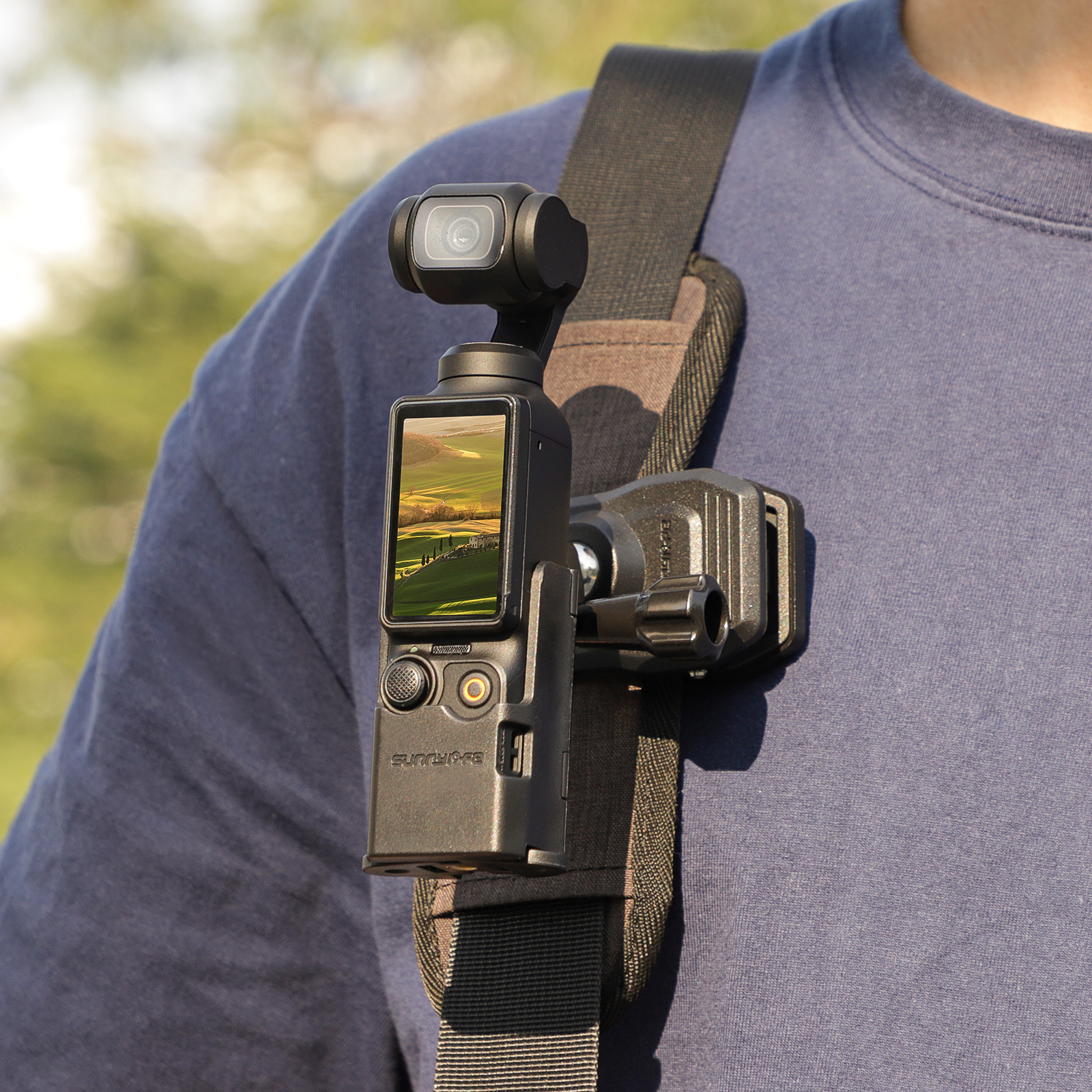 Đối với DJI OSMO Túi 3 adapter có thể gập lại Binaural mở rộng bezel Khung Bộ chuyển đổi phụ kiện