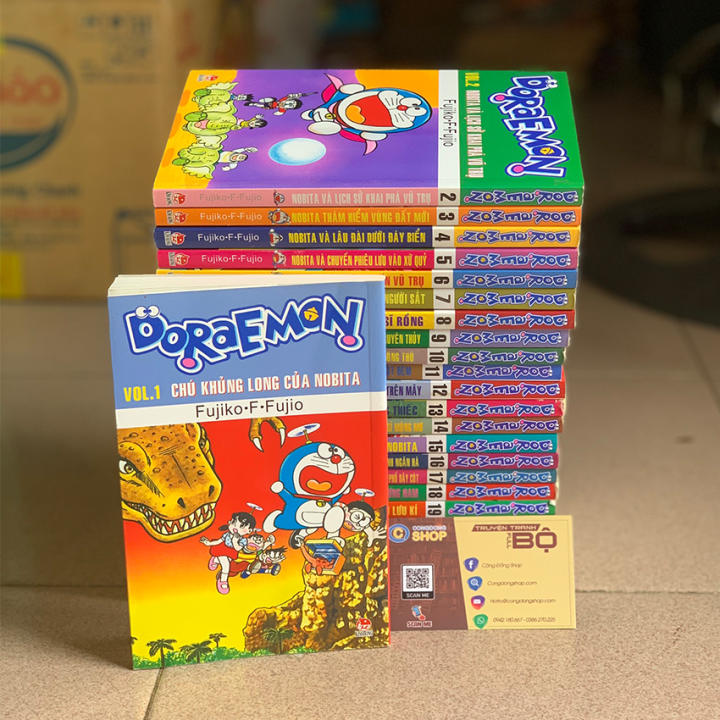 Truyện Doraemon tập dài trọn bộ 24 tập - Sách truyện Full bộ