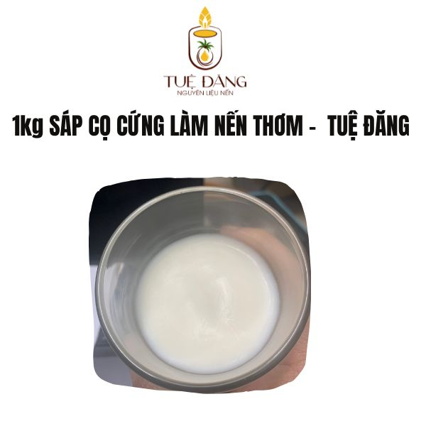 1 kg Sáp cọ cứng thực vật nhập khẩu Indonesia - Tuệ Đăng nguyên liệu chuyên dùng làm nến thơm