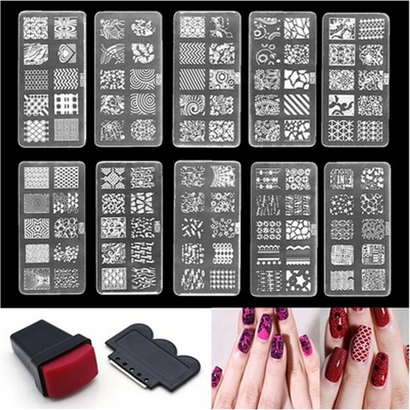 Nail%20Art%20Stamp%20Stencil%20Stamping%20Template%20Plate%20Set%20Tool%20Stamper%20Design%20Kit%20Hot%20-%20Image%209