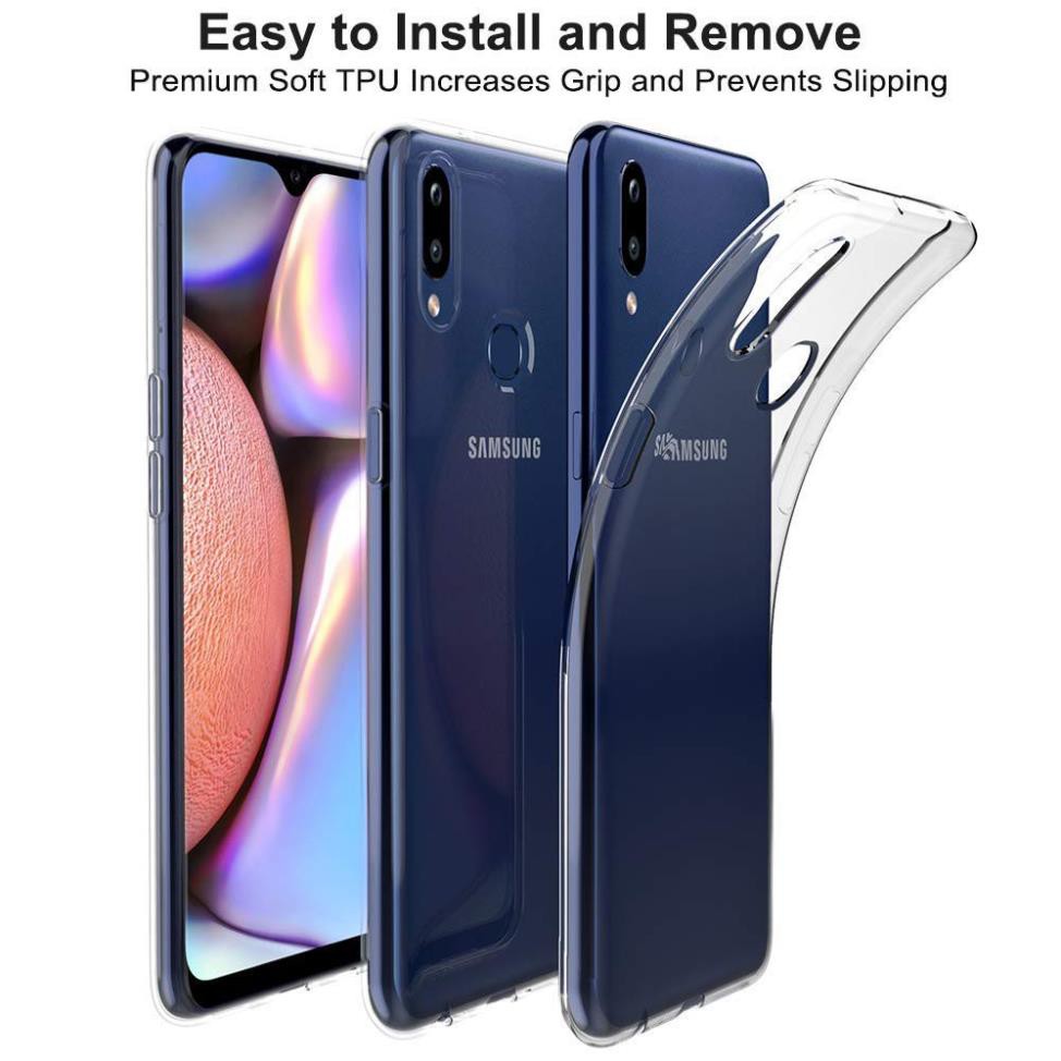 Ốp lưng silicon dẻo trong suốt Samsung Galaxy A10/A10S