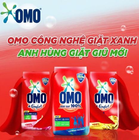 Bột Giặt Omo Tinh Dầu Comfort Bịch 700G