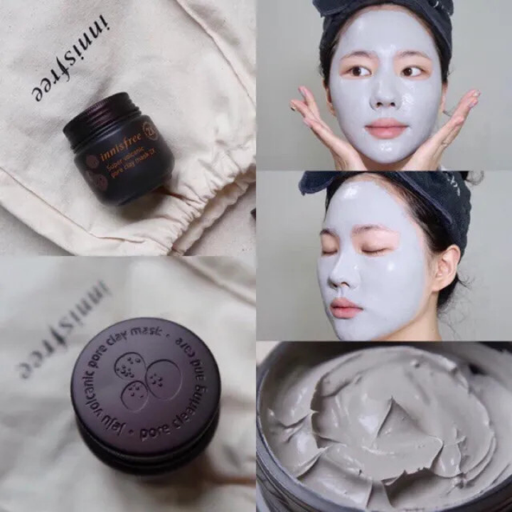 Mặt Nạ Đất Sét Innisfree Super Volcanic Pore Clay Mask 2X 100ml