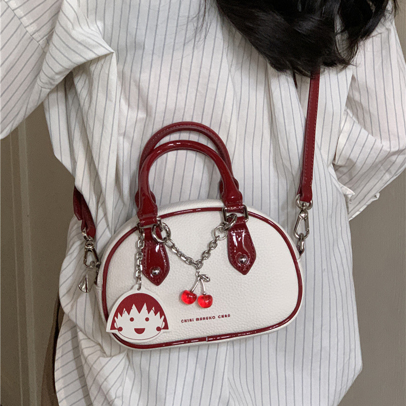 C&K Cherri Maruko-chan x Southerly Wind Peach Handbag