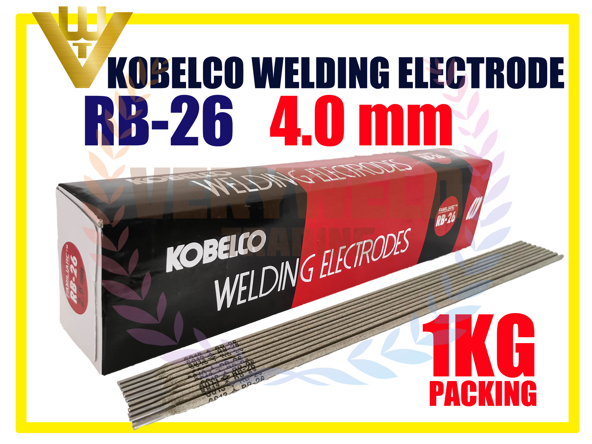 RB26 Kobelco Electrode Ubat Welding Rod x 1kg Lazada