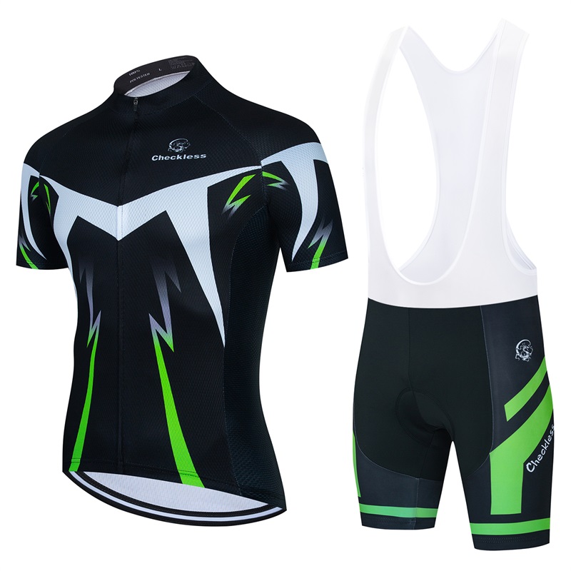 2022 Full Zipper Outdoor Short Sleeve Cycling Suit Summer Road Cycling Quick Dry Breathable Suit