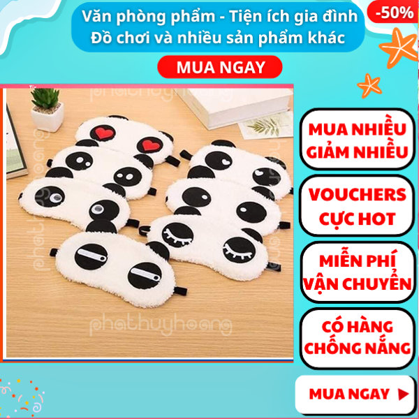 Bịt mắt gấu trúc dễ thương, giá rẻ ✔️ bịt mắt cute✔️ bịt mắt dễ thương ✔️ bịt mắt giá rẻ ✔️ bịt mắt gấu trúc ✔️Aplusmart