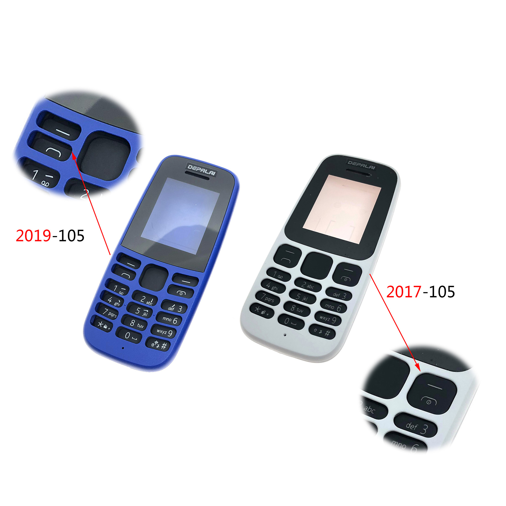 NEW%20%E3%80%907efc9af3%E3%80%91Phone%20Housing%20Cover%20For%20Nokia%20105%202017%20105%20case%20Keypad%20Back%20Battery%20Mobile%20Phone%20Case%20Dual%20card%20version%20-%20Image%204