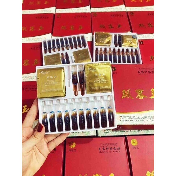 Bộ mặt nạ thuốc bắc 36 ống - hàng cao cấp