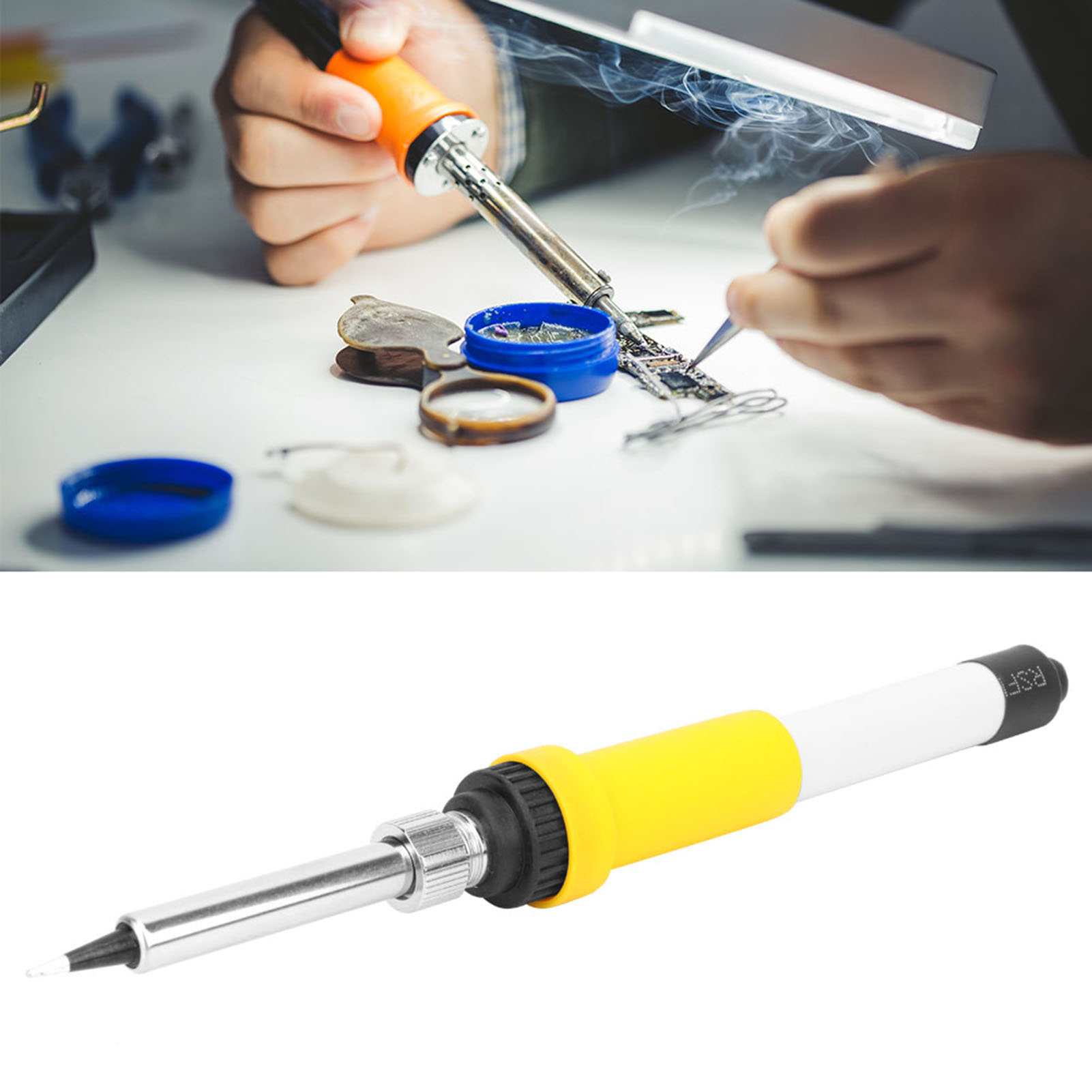 Mỏ hàn điện dc 12v 60w dụng cụ hàn di động ô tô mỏ hàn có cắm bật lửa thuốc lá mỏ hàn súng