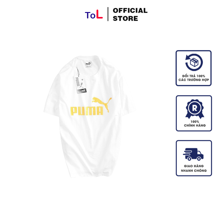 [FreeShip Max] Áo Thun Gold Logo - PM001 (VNXK)